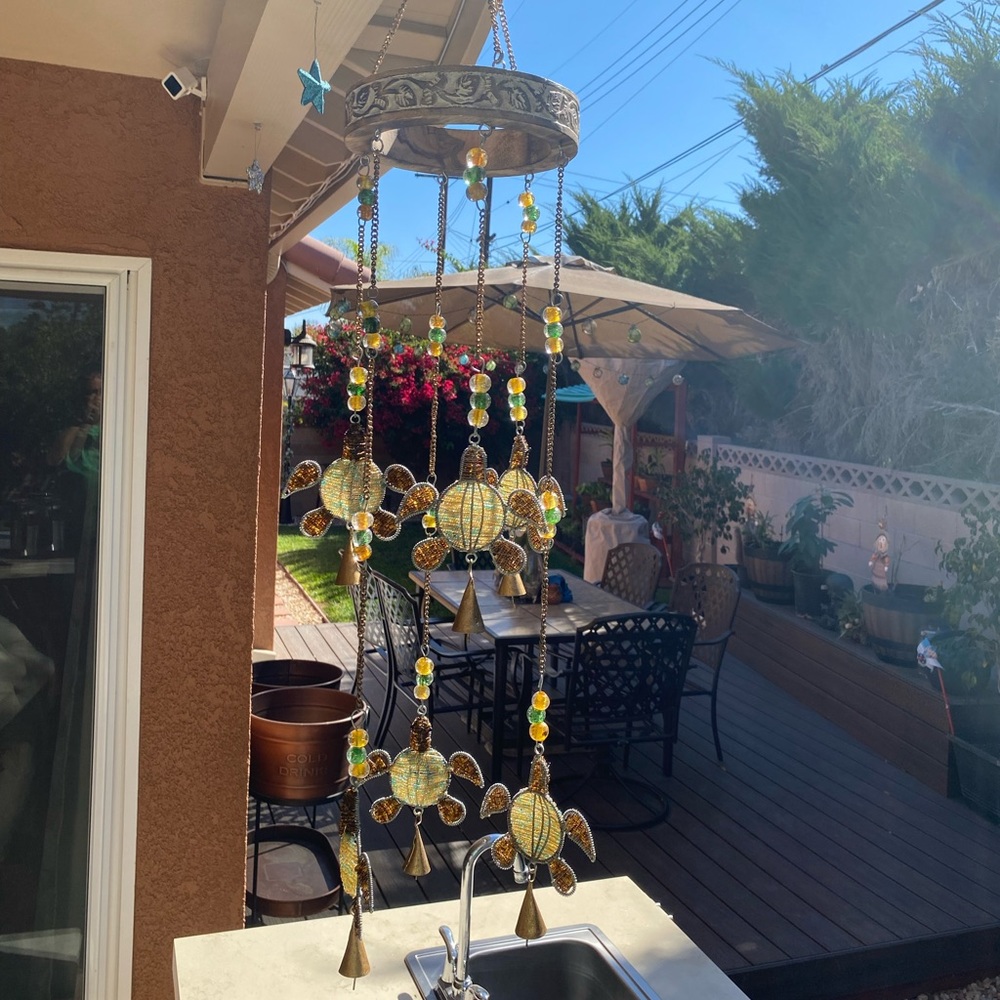 Vintage Indian Artisan Wind Chime